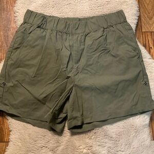Columbia‎ Shorts Size XL Lightweight Green 5" Inseam Womens Comfort Hiking
